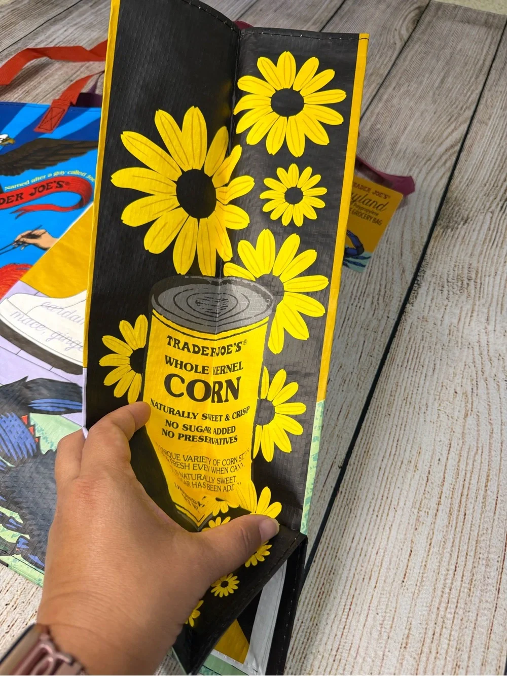Set of 3 Trader Joe's Reusable Tote Bag DMV Pack Washington DC Maryland Virginia